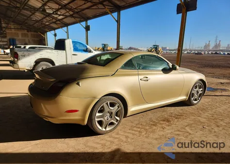 2006 Lexus Sc 430 z USA, uszkodzony, nr VIN JTHFN48Y869006550